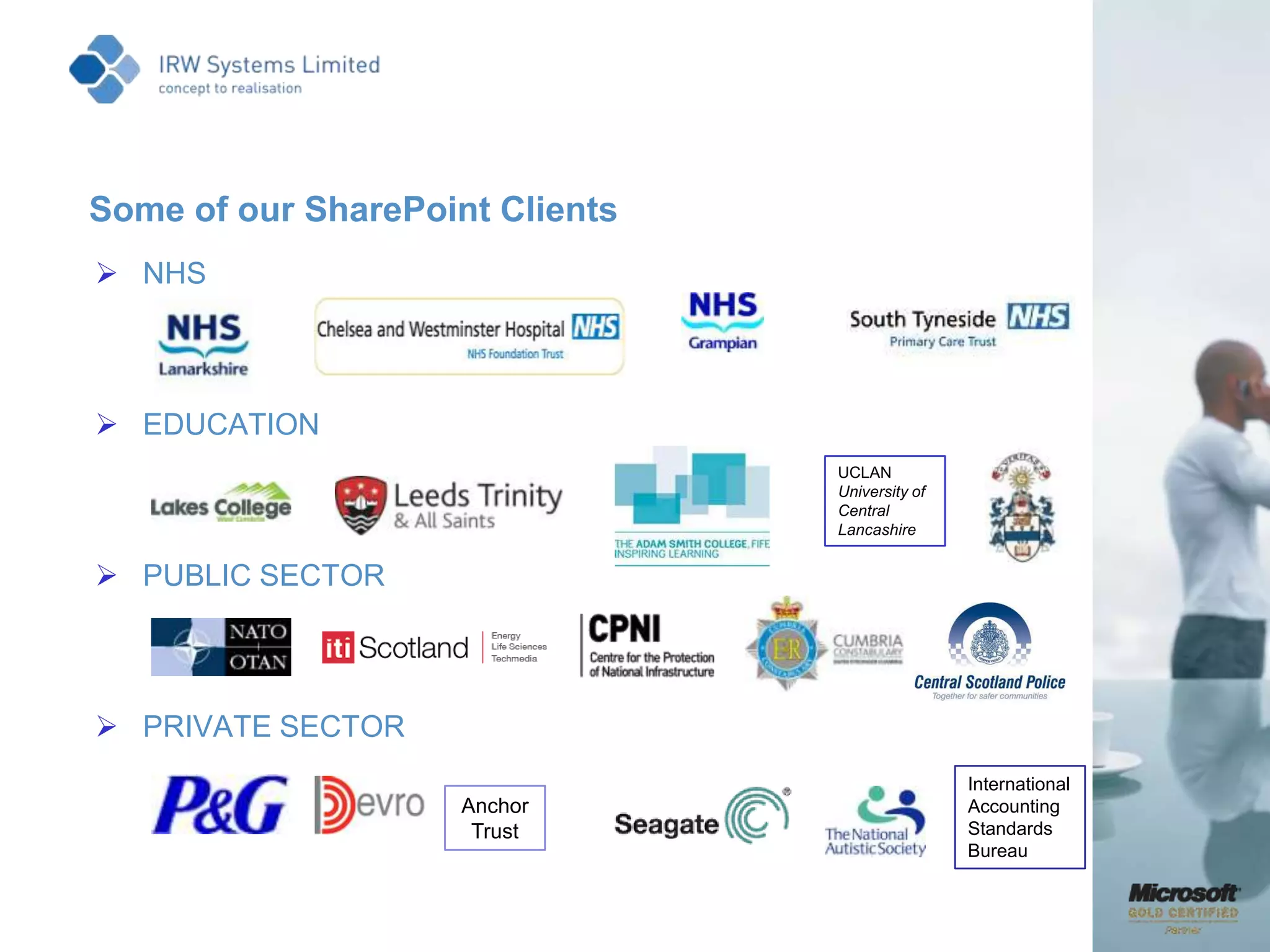 30 members of staff, majority on delivery and technical teams 