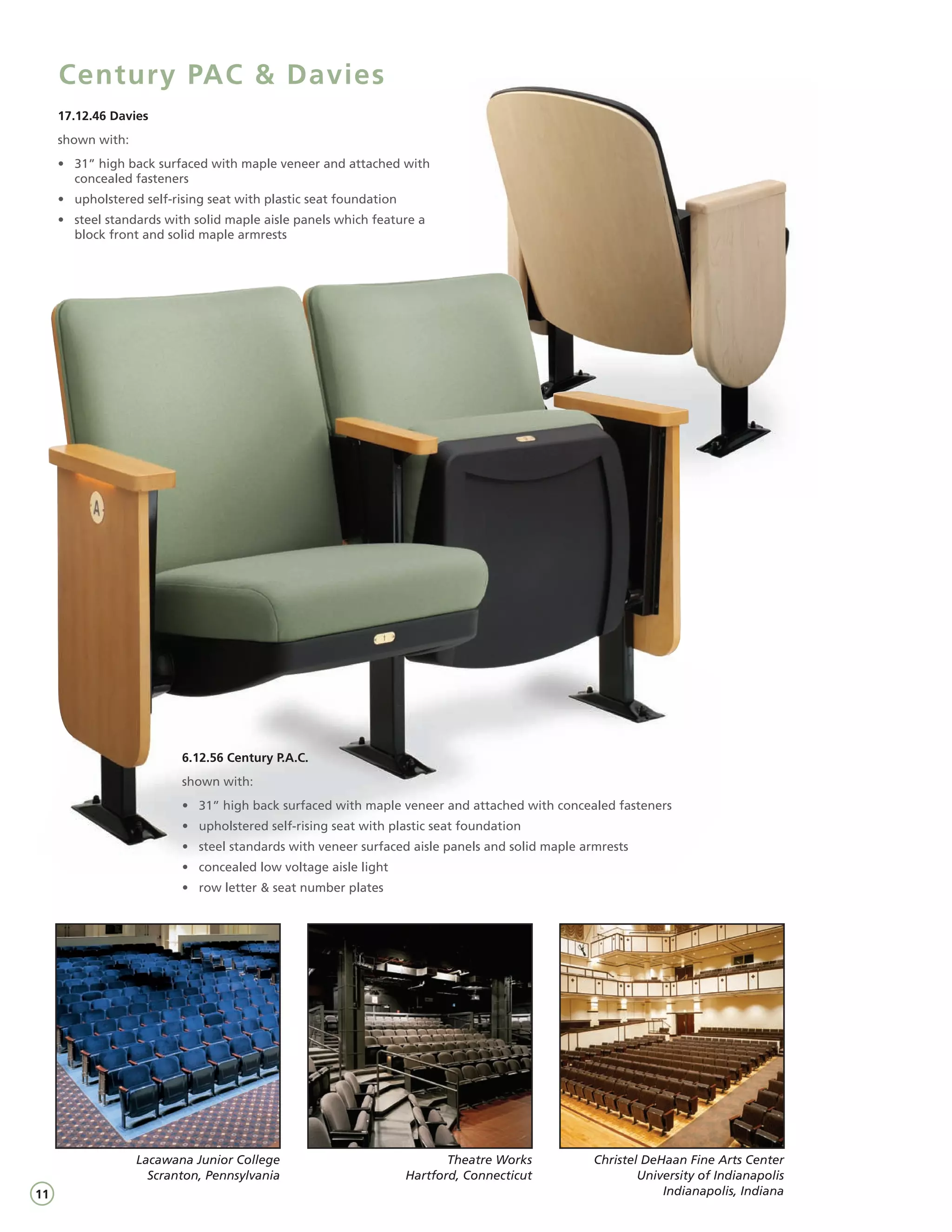 Irwin Seating Auditorium Brochure (2008 Edition) | PDF