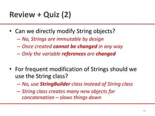 Introduction to Java Strings, By Kavita Ganesan | PPTX