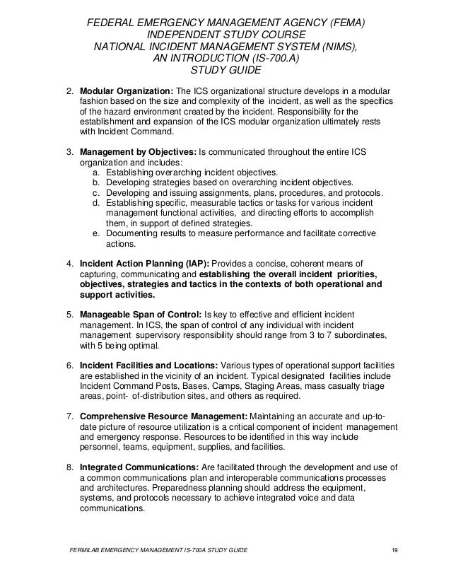 expansion of the ics modular organization is the