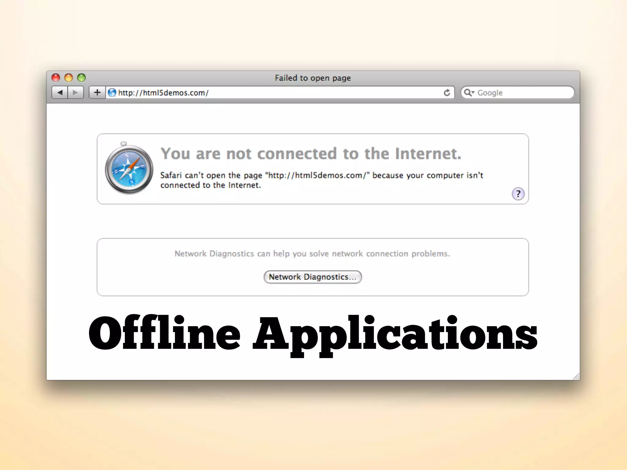 Offline Applications
 