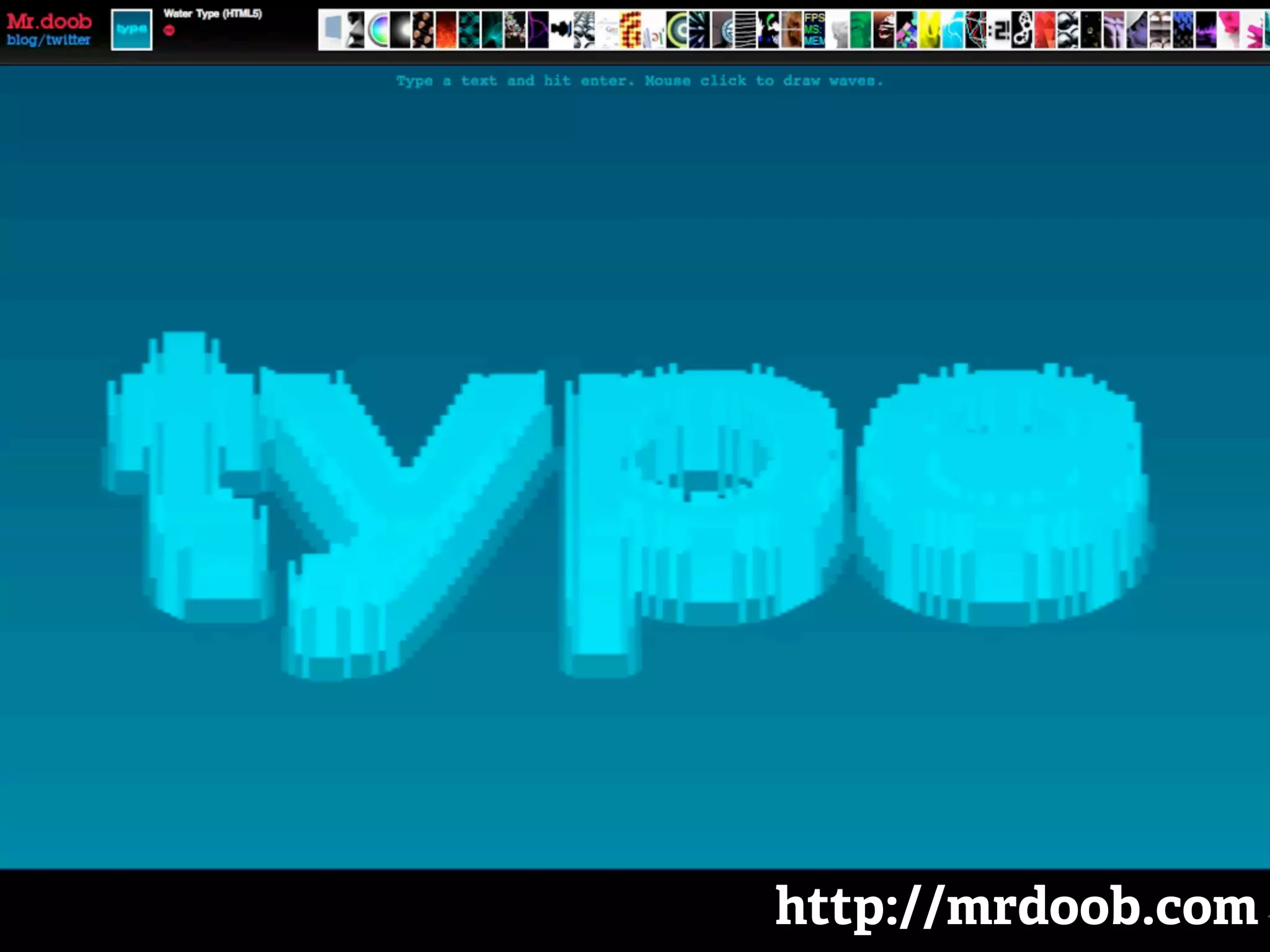 http://mrdoob.com 
