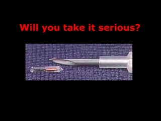 Will you take it serious? 