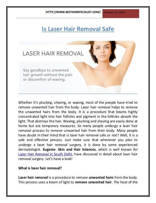 Is laser hair removal safe