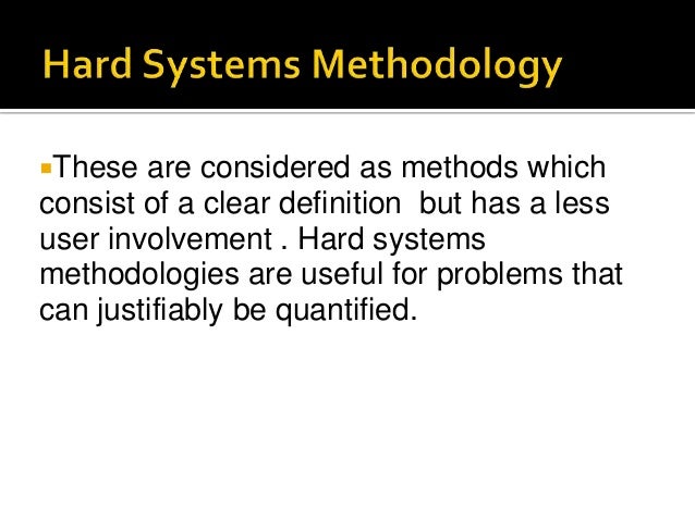 Software Development Methodologies-HSM, SSADM