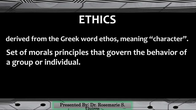 Ethical Dimension and understanding Ethical Foundation of IT | PPTX