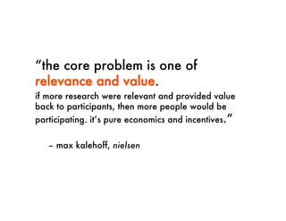 Is qualitative research holding us back?
