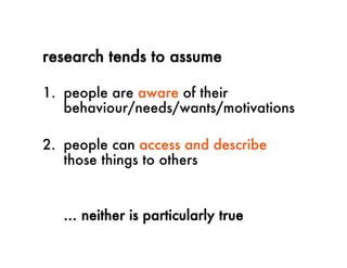 Is qualitative research holding us back?