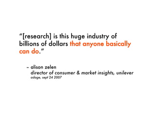 Is qualitative research holding us back?