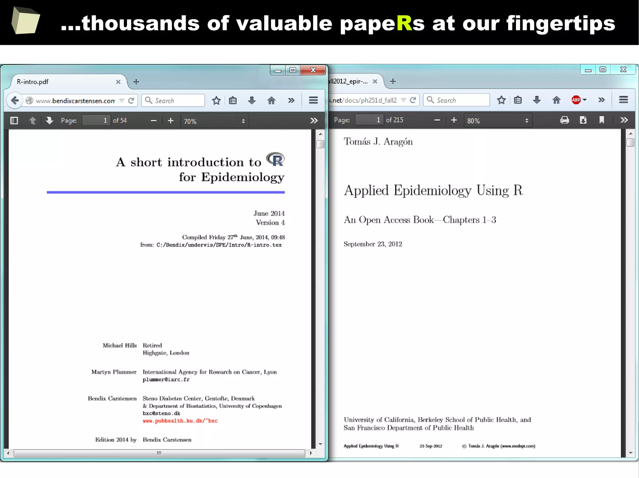106
...thousands of valuable papeRs at our fingertips
 