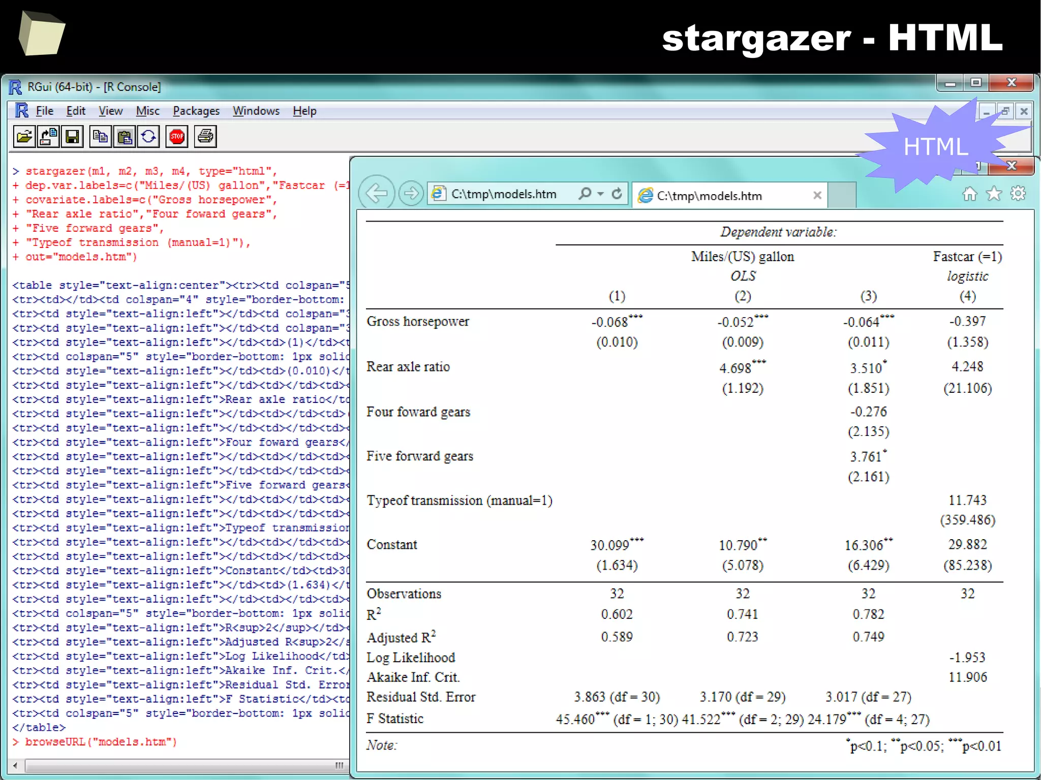 232
stargazer - HTML
HTML
 