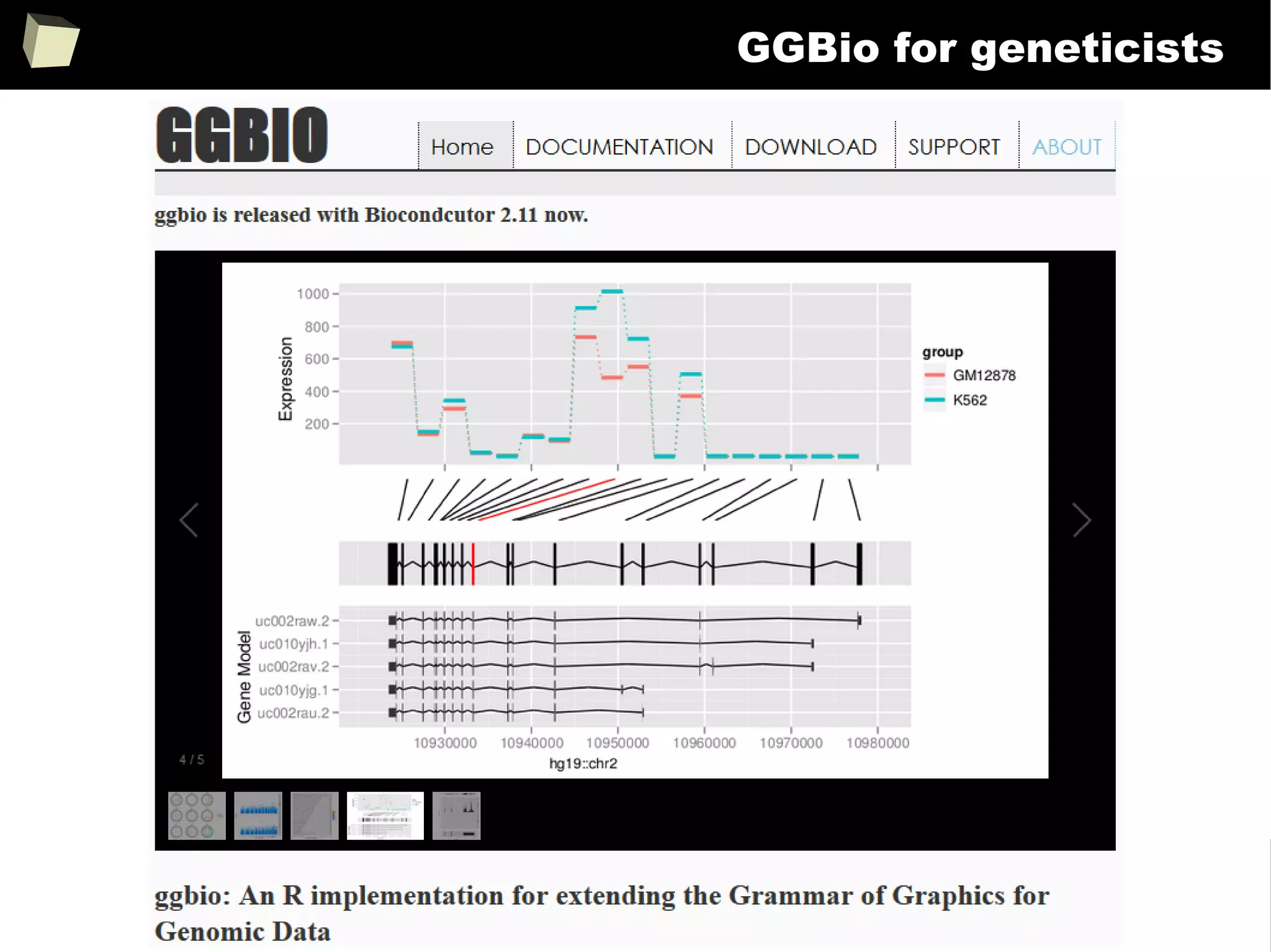 261
GGBio for geneticists
 