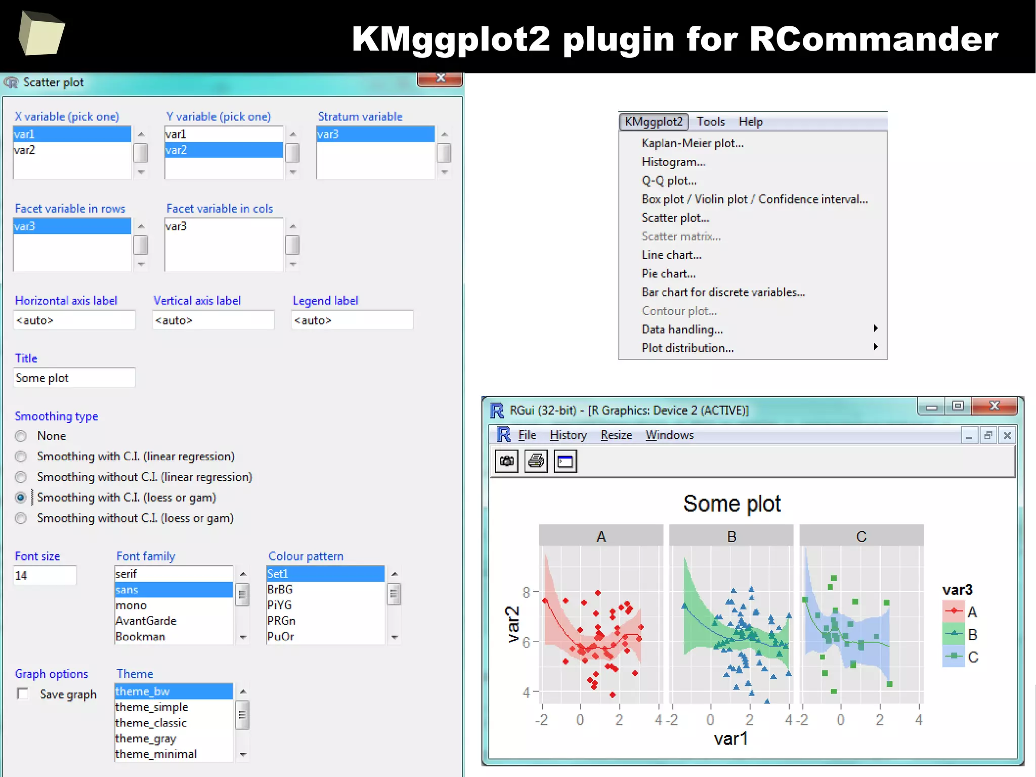 270
KMggplot2 plugin for RCommander
 