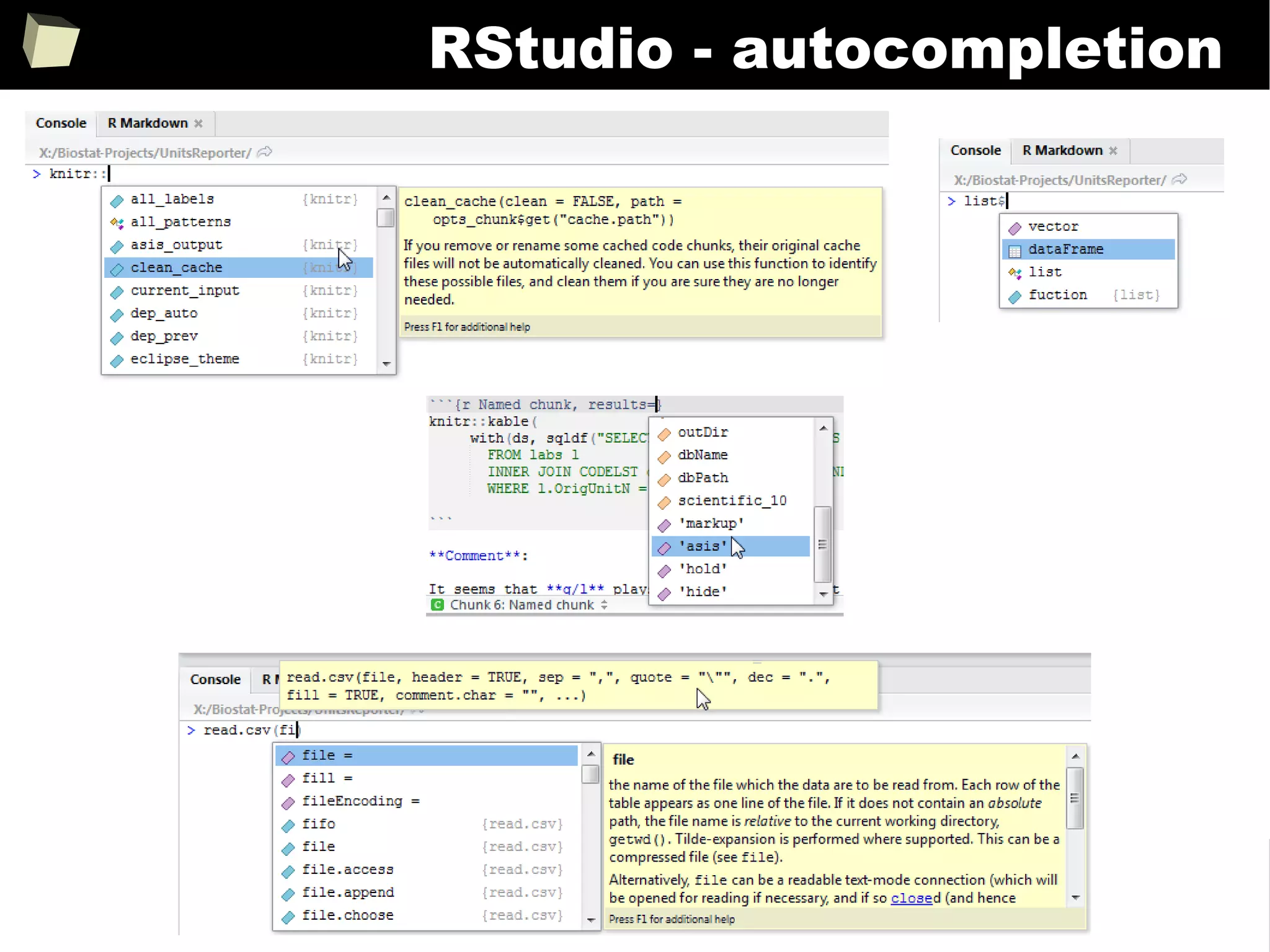 303
RStudio - autocompletion
 