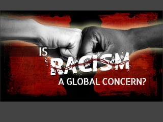 Is Racism A Global Concern? - New Infographic PDF