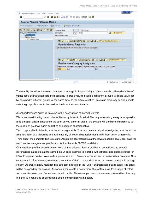 Sap Mass Update Characteristic Values Sap Mass Update Characteristic Values