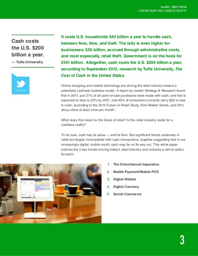 Effect of cashless payment methods a case study perspective analysis picture