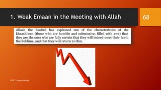 1. Weak Emaan in the Meeting with Allah 68
2015 TJ Homeschooling
 