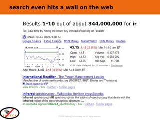 search even hits a wall on the web Results  1-10  out of about  344,000,000  for  ir 