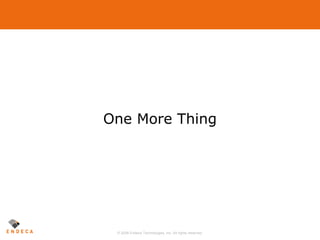 One More Thing 