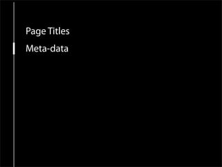 Is SEO Evil? - Web Directions 2007