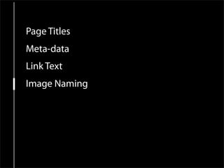 Is SEO Evil? - Web Directions 2007