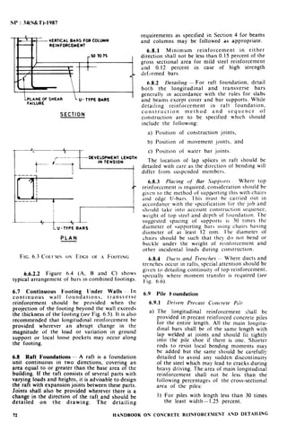 handbook on reinforce concrete and detailing | PDF