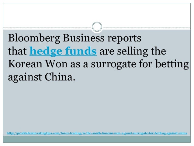 Is The South Korean Won A Good Surrogate For Betting Against China - 