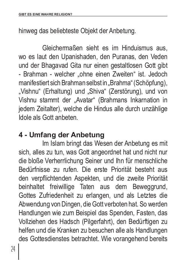 Gibt Es Eine Wahre Religion