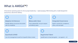 AMIGA™ Framework: Revolutionizing AI Project Management for Scalable ...