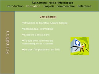 Technologie de l’informatique- programmation et analyse