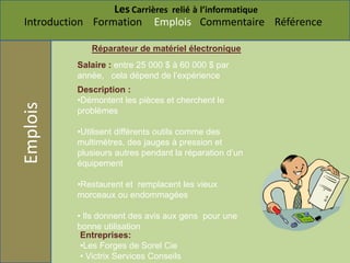 Consignent des instructions segment par segment dans un langage d’organisation