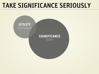 TAKE SIGNIFICANCE SERIOUSLY
                                   this is about
                                   making thi...