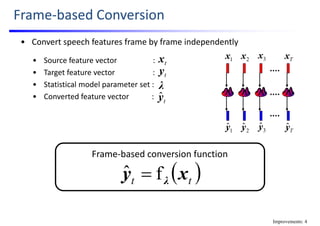Statistical voice conversion with direct waveform modeling | PDF