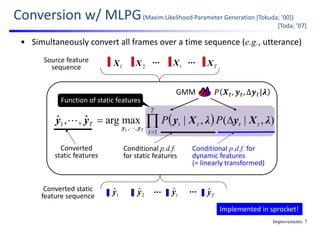 Statistical voice conversion with direct waveform modeling | PDF
