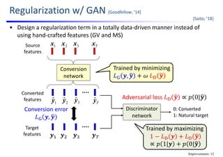 Statistical voice conversion with direct waveform modeling | PDF