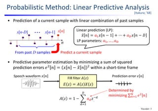 Statistical voice conversion with direct waveform modeling | PDF