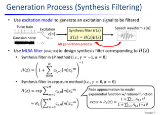 Statistical voice conversion with direct waveform modeling | PDF