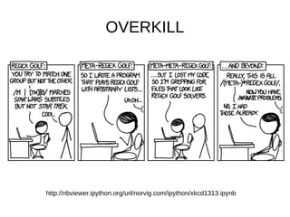 OVERKILL

http://nbviewer.ipython.org/url/norvig.com/ipython/xkcd1313.ipynb

 