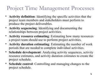 Project Time Management | PPT