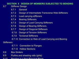 Steel Is Code IS800overview based on IS800 indian steel code | PPT