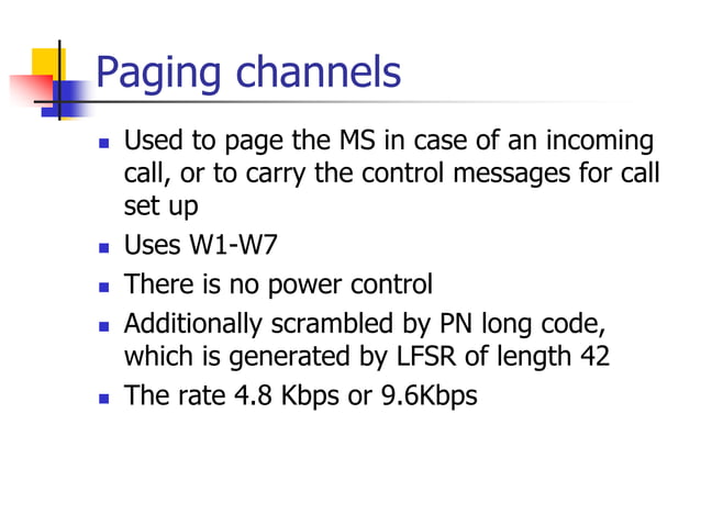 IS95 CDMA Technology | PPT