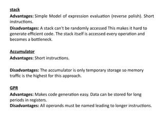 instruction set architecture in computer architecture | PPTX