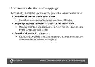 Designing a multilingual knowledge graph - DCMI2018 | PDF