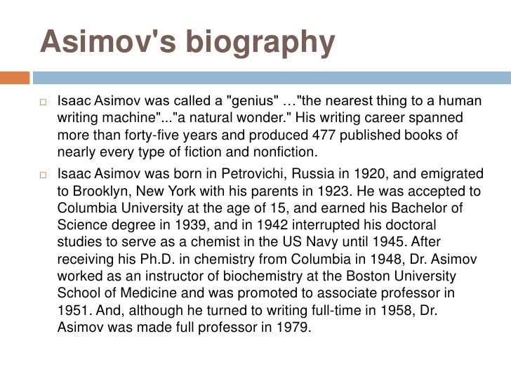 Isaac asimov