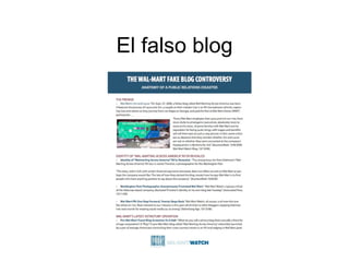 El falso blog
 