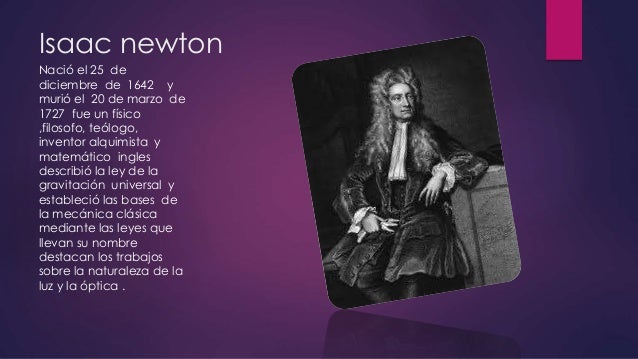 Isaac newton