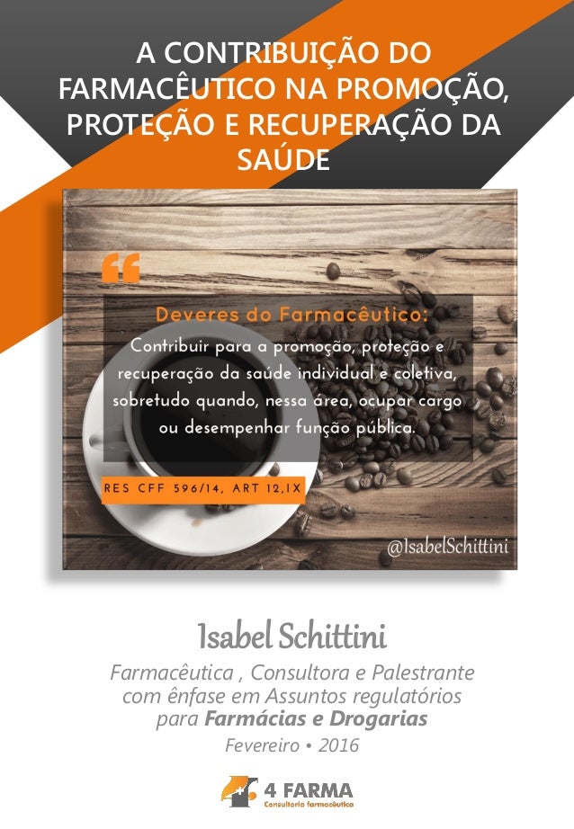 A Contribuição do Farmacêutico na Promoção,