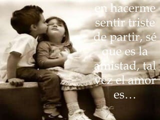 Falta esa sensación de vacío que me quita el sueño