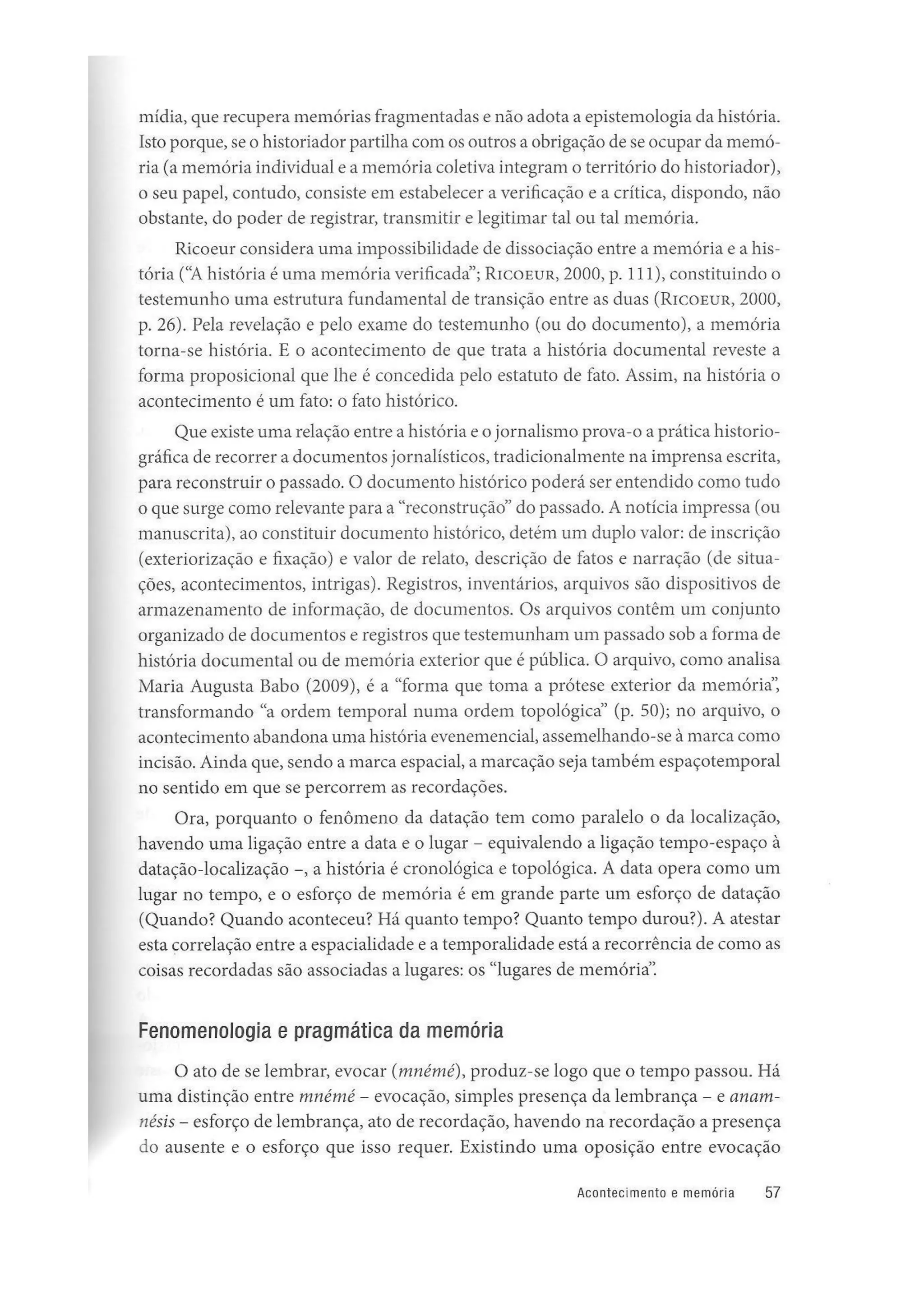 Isabel Babo Lança - acontecimento e memória